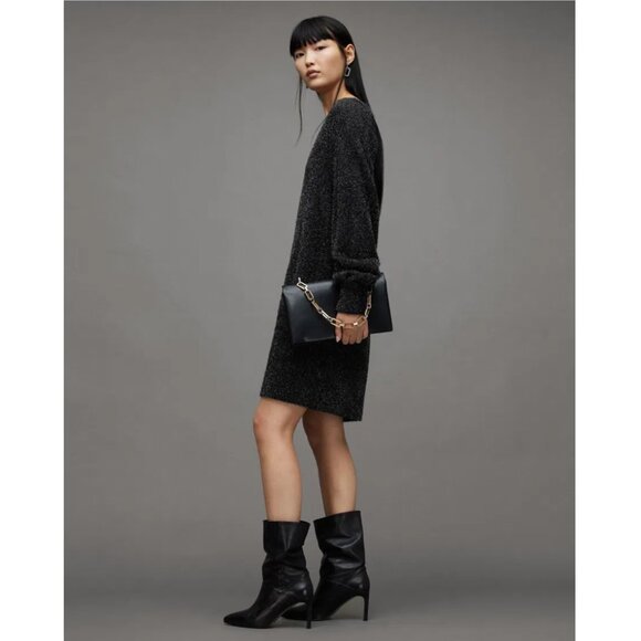ALLSAINTS Dazzle Oversized Jumper Dress - Picture 7 of 16